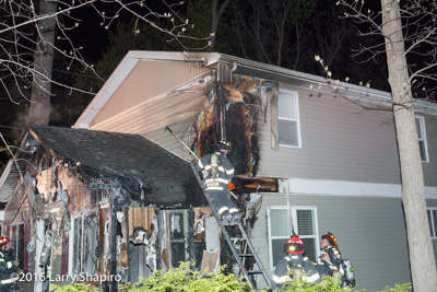 house fire at 26805 N Circle Drive in unincorporated Mundelein IL 5-8-16 Larry Shapiro photographer shapirophotography.net Countryside FPD